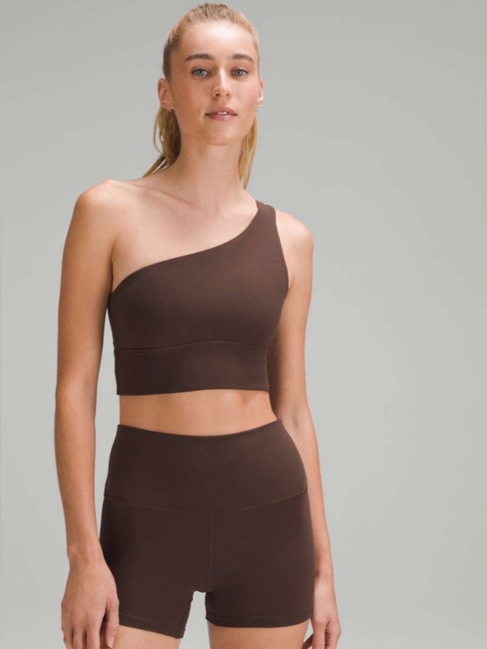 lululemon Align Asymmetrical Bra - Espresso Size 6
